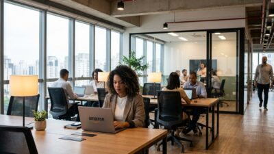 Amazon reduz vagas globais e foca em inteligência artificial, impactando o mercado de tecnologia no Brasil