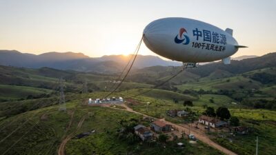 Dirigível chinês de 100 kW: inovação para levar energia a áreas rurais no Brasil