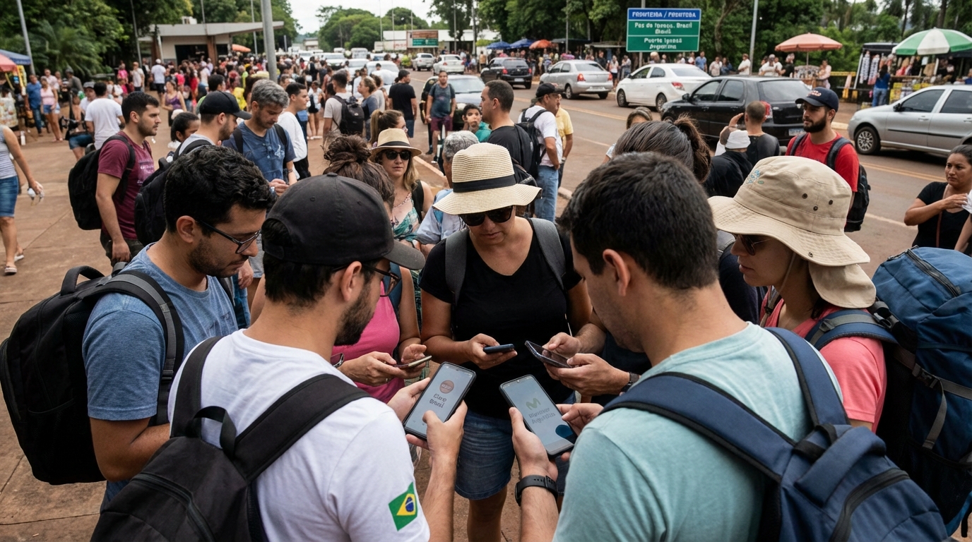 Fim das tarifas de roaming no Mercosul amplia comunicação para brasileiros em viagens regionais