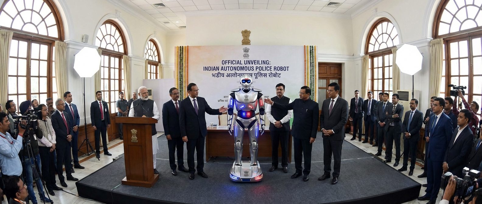 Índia lança o Robocop: robô policial autônomo com tecnologia local para reforçar a segurança