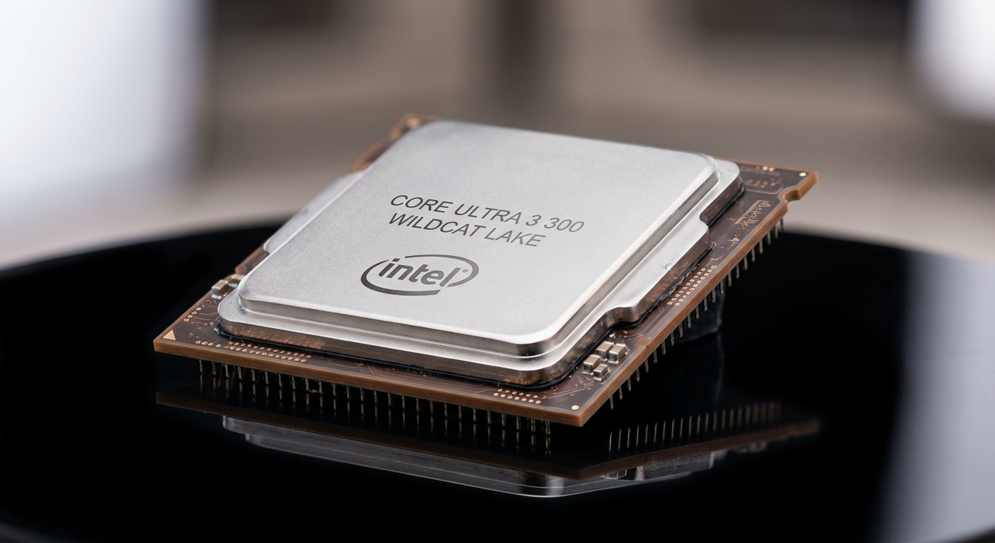Intel lança processador Core Ultra 3 300 da família Wildcat Lake com foco em IA e jogos