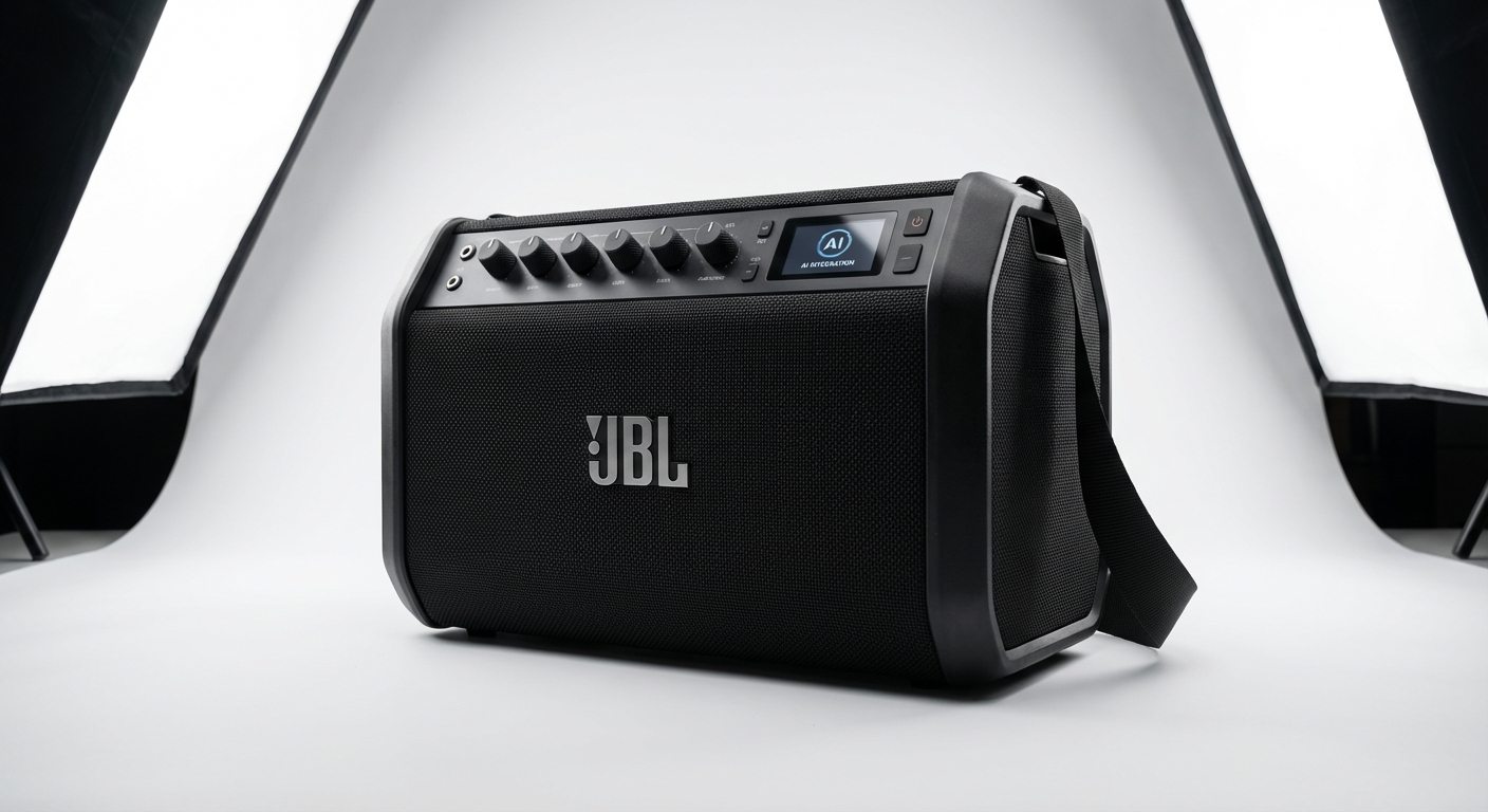 JBL lança amplificador portátil BandBox com inteligência artificial para músicos