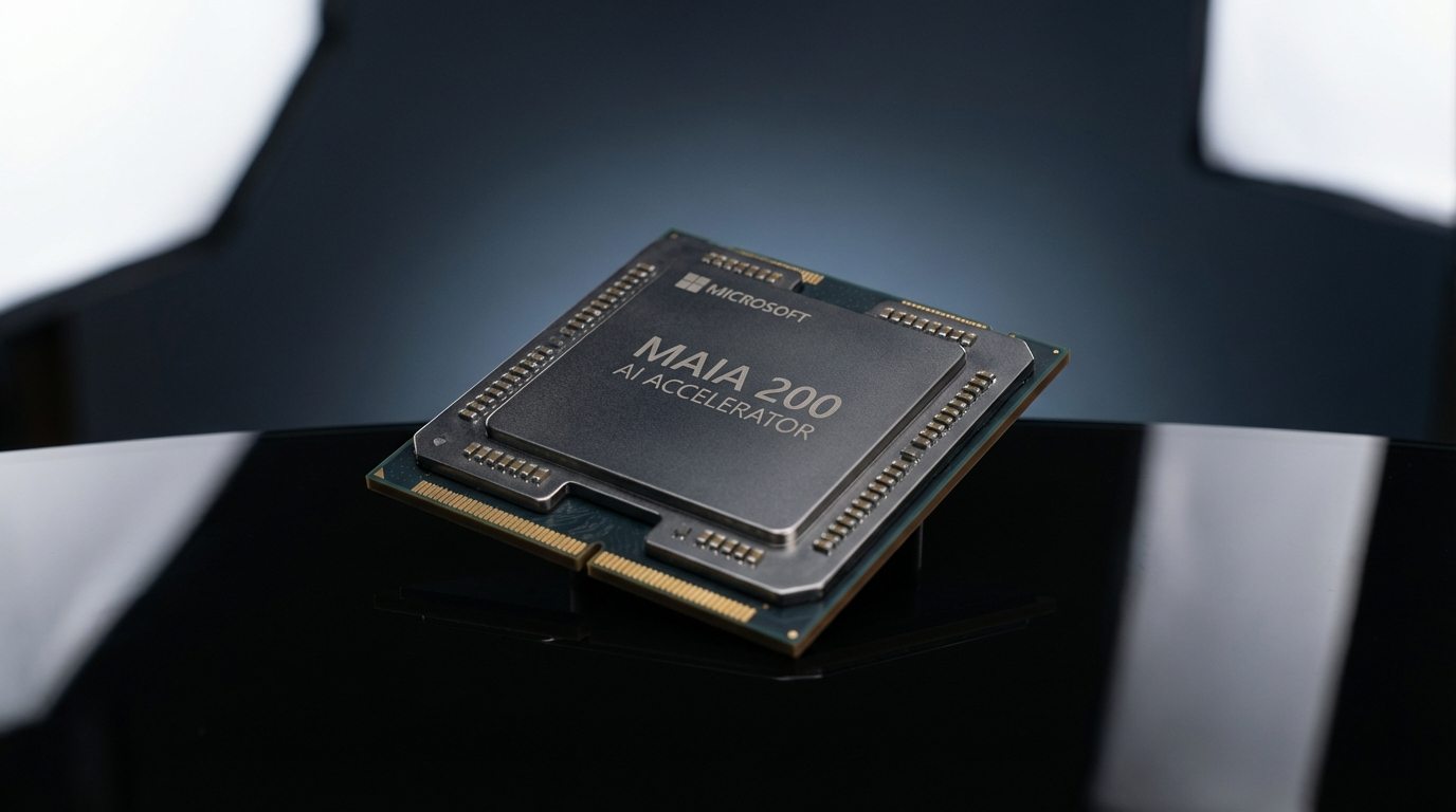 Microsoft lança Maia 200, chip dedicado para inferência em inteligência artificial