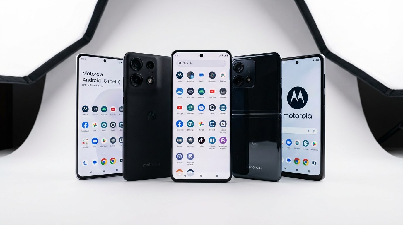 Motorola lança beta do Android 16 com interface renovada e testes em 5 modelos
