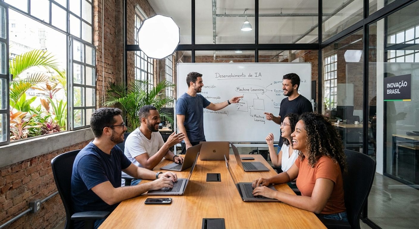 Por que o Brasil ainda não colheu os frutos das previsões otimistas sobre IA desde os anos 2000? 32 Brasil enfrenta desafios para concretizar potencial da inteligência artificial