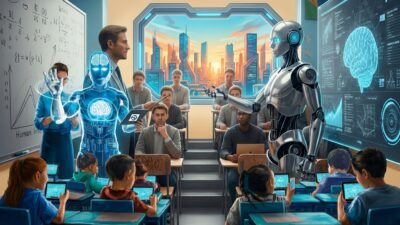 Por que a proibição da IA para substituir professores pode limitar a educação no Brasil? 41 Proibição da substituição de professores por IA acende debate sobre futuro da educação no Brasil