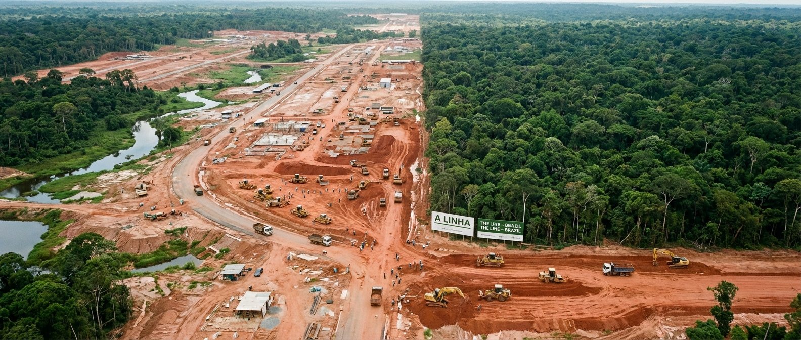 Projeto The Line: desafios e possibilidades para o urbanismo sustentável no Brasil