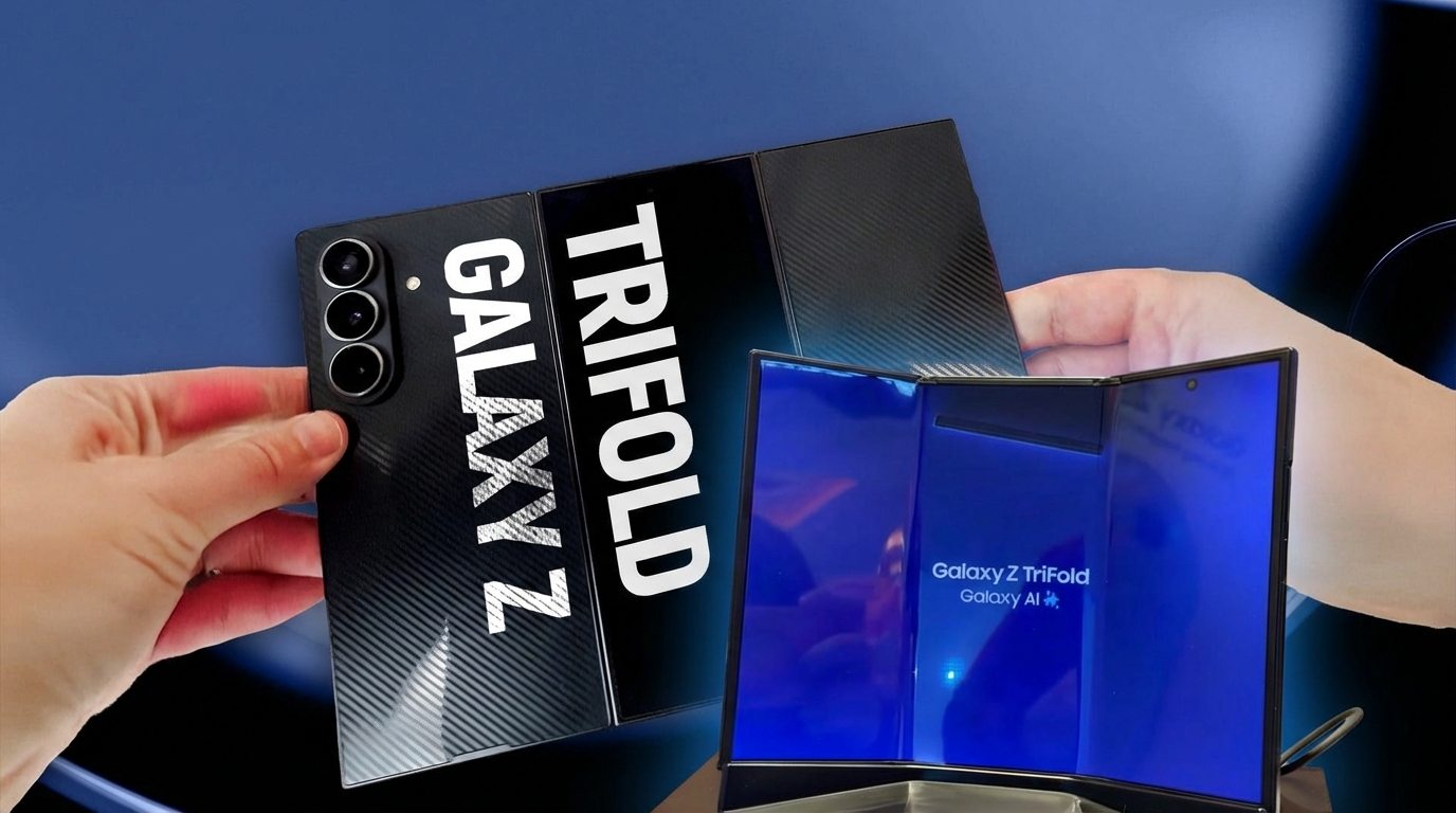 Samsung apresenta Galaxy Z TriFold, inovador smartphone com tela tri-fold dobrável