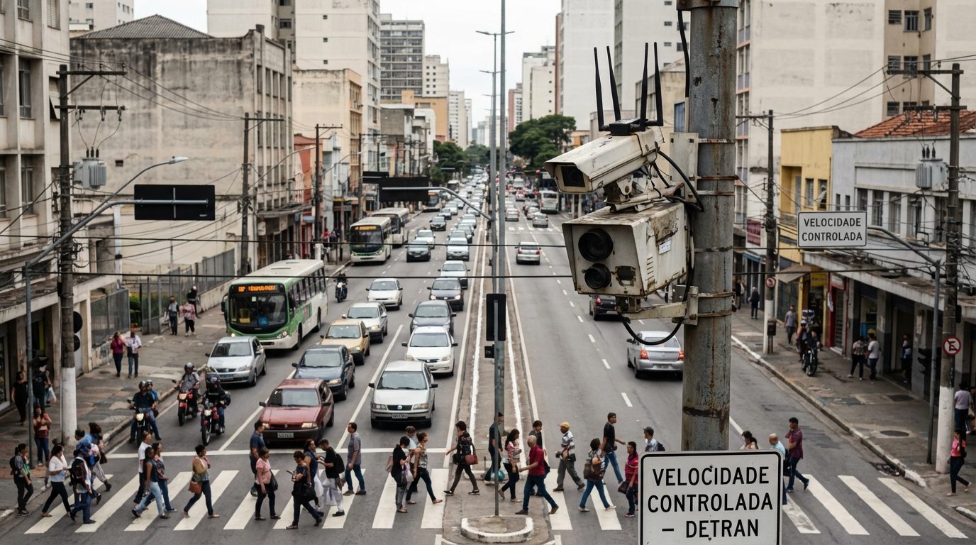Vigilância por IA no trânsito brasileiro: avanços e desafios para privacidade e ética