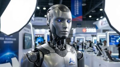 Empresa chinesa lança robô de IA com movimentos naturais e aparência humanizada