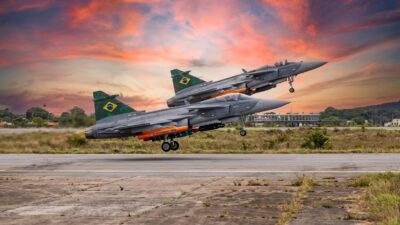 FAB oficializa bomba de alta precisão para caça Gripen após testes em Natal