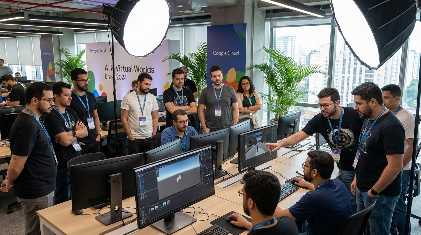 Desafios e oportunidades do Brasil no mercado global de mundos virtuais com IA