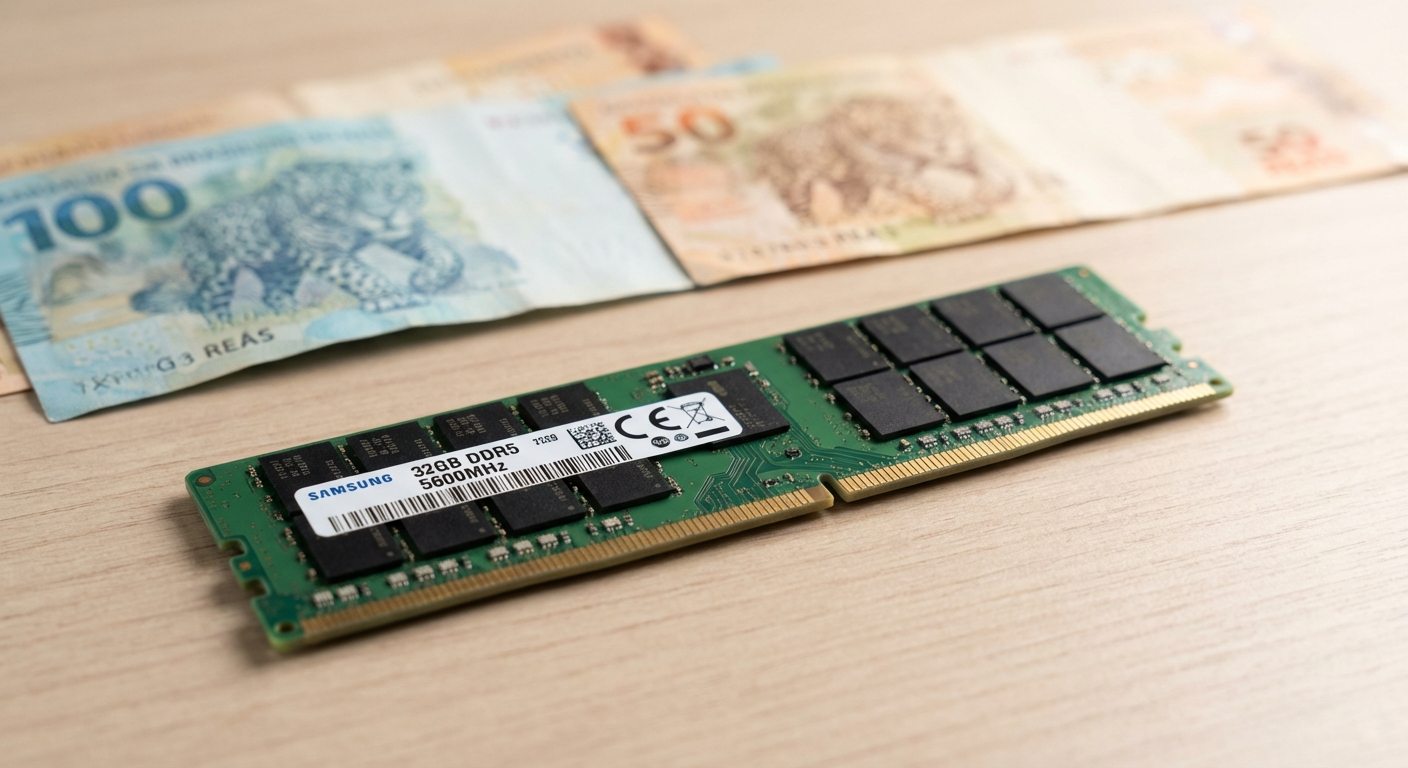 Preço da memória RAM sobe até 40% em 2024 e impacta consumidores e empresas brasileiras