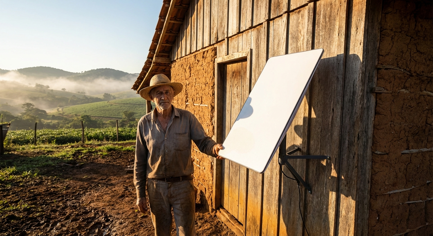 Corte de preço da Starlink pode ampliar exclusão digital em zonas rurais brasileiras 35 Corte de preço da Starlink no Brasil traz avanços e desafios para internet rural