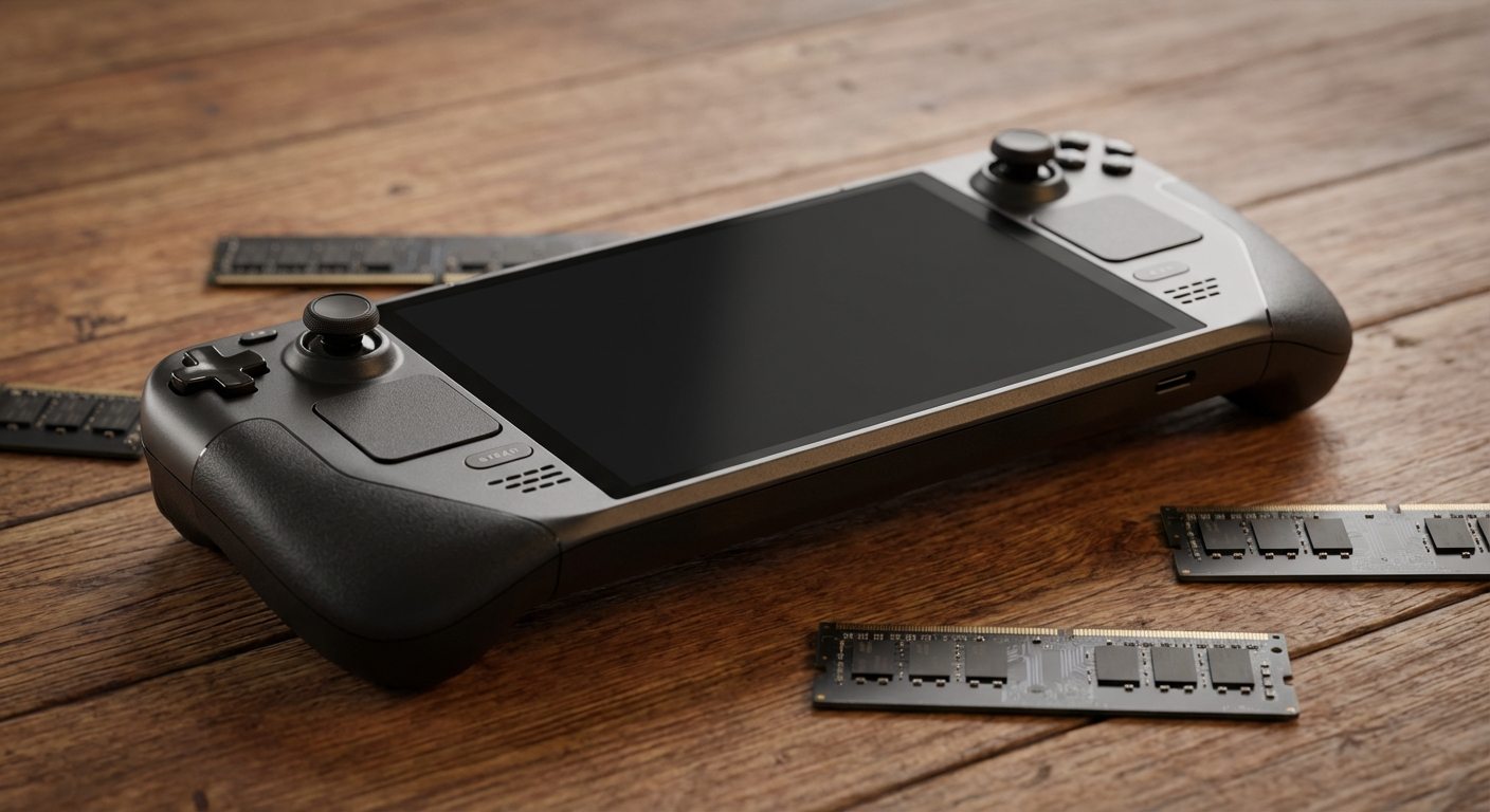 Crise global de memória RAM limita chegada do Steam Deck OLED ao Brasil