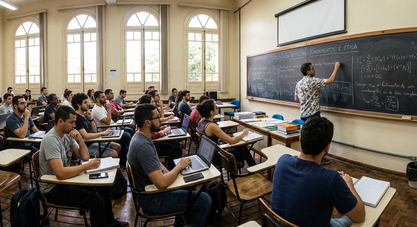Lacunas na formação universitária brasileira deixam futuros profissionais despreparados para IA
