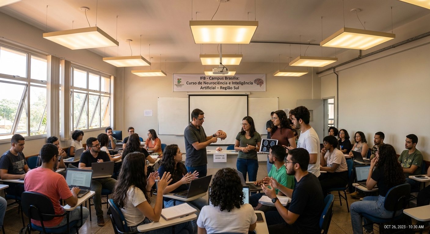 IFB lança cursos gratuitos de Inteligência Artificial e Neurociência para o Sul do Brasil