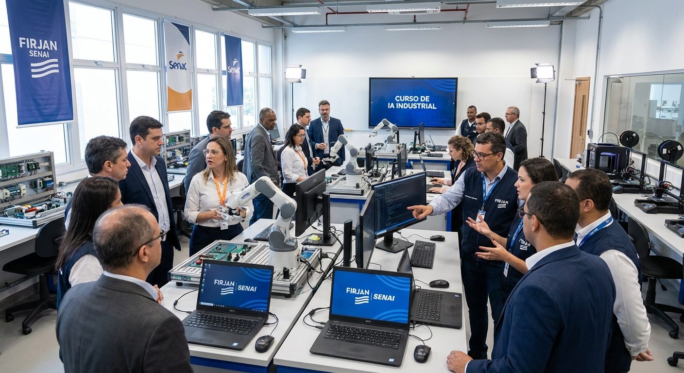 Senac e Firjan SENAI oferecem cursos online com descontos em Inteligência Artificial Industrial e Geral