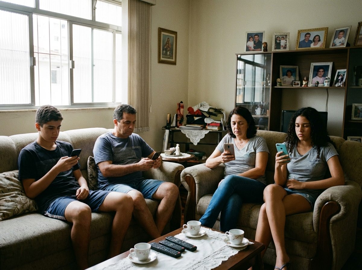 Desconexão social e isolamento: IA agrava intercâmbios familiares no Brasil 34 O impacto da inteligência artificial na desconexão social e isolamento familiar no Brasil