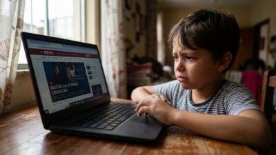 Falhas na regulação da inteligência artificial no Brasil expõem crianças a abusos virtuais