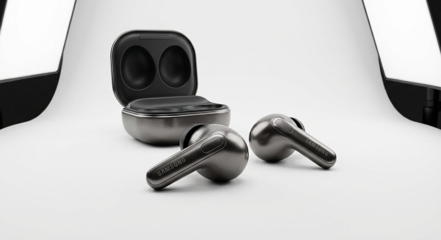 Samsung lança Galaxy Buds 4 Pro com cancelamento ativo de ruído e som premium