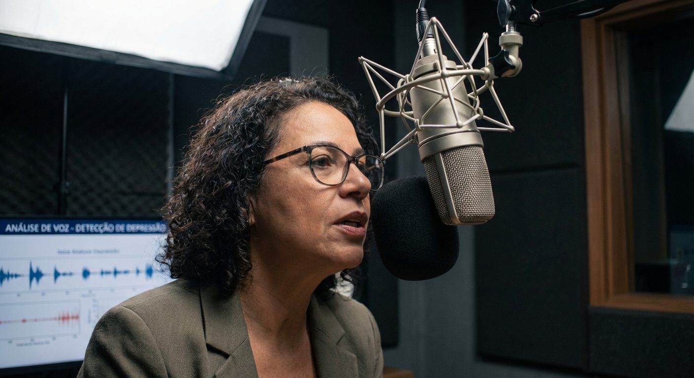 Inteligência Artificial Brasileira Detecta Depressão pela Análise da Voz