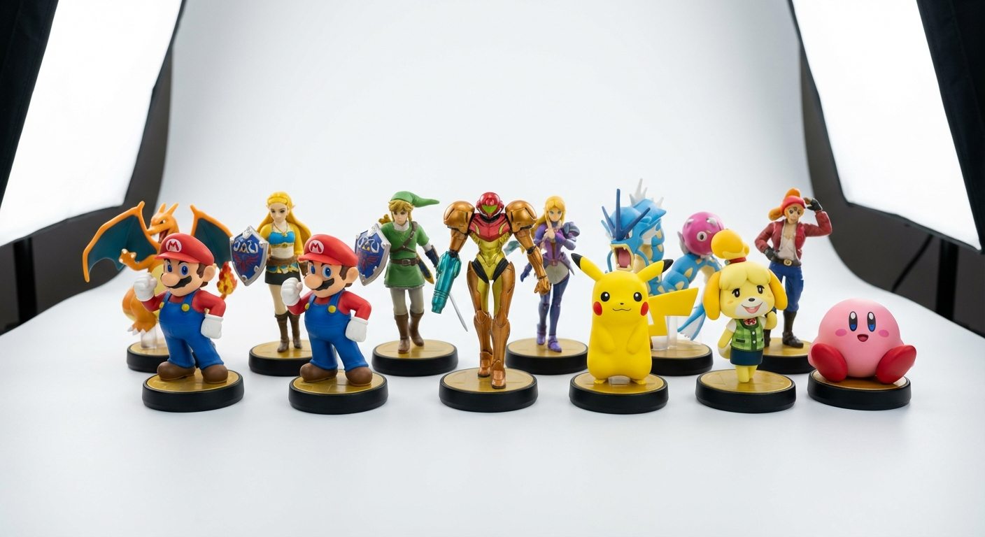 Nintendo reduz preços oficiais dos Amiibo no Brasil para ampliar acesso a colecionáveis