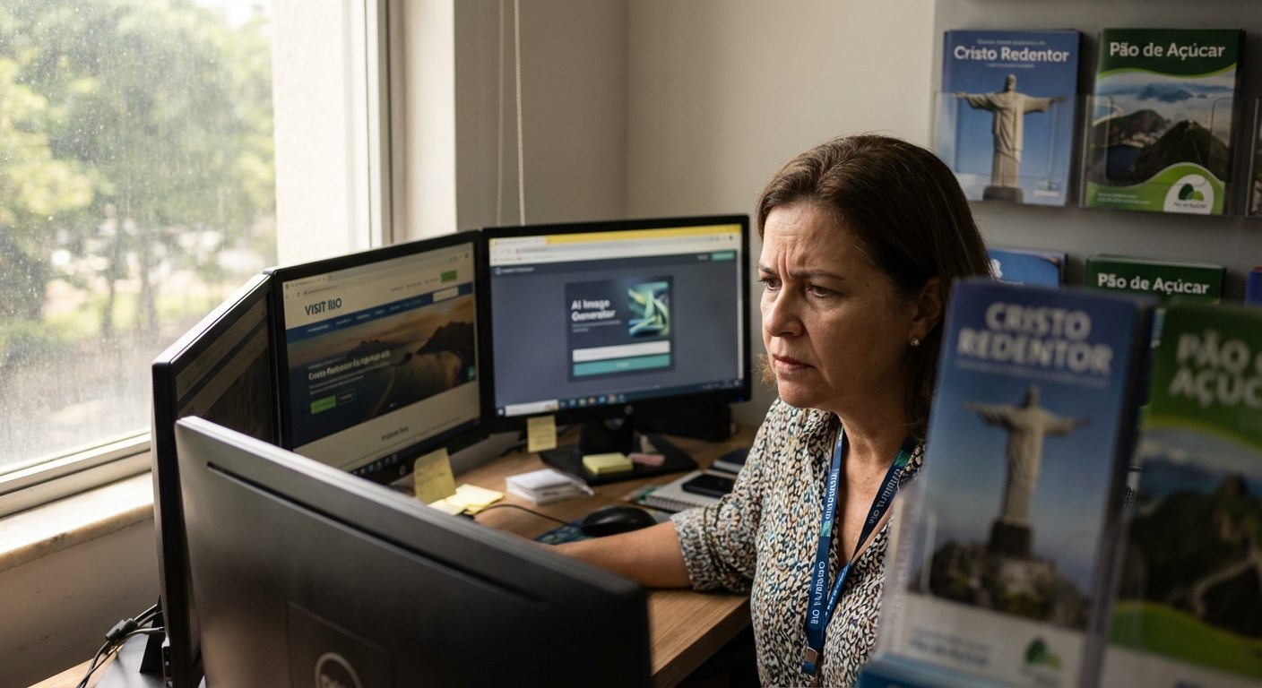 Cresce o uso de inteligência artificial para gerar conteúdo falso e desafiar o turismo brasileiro