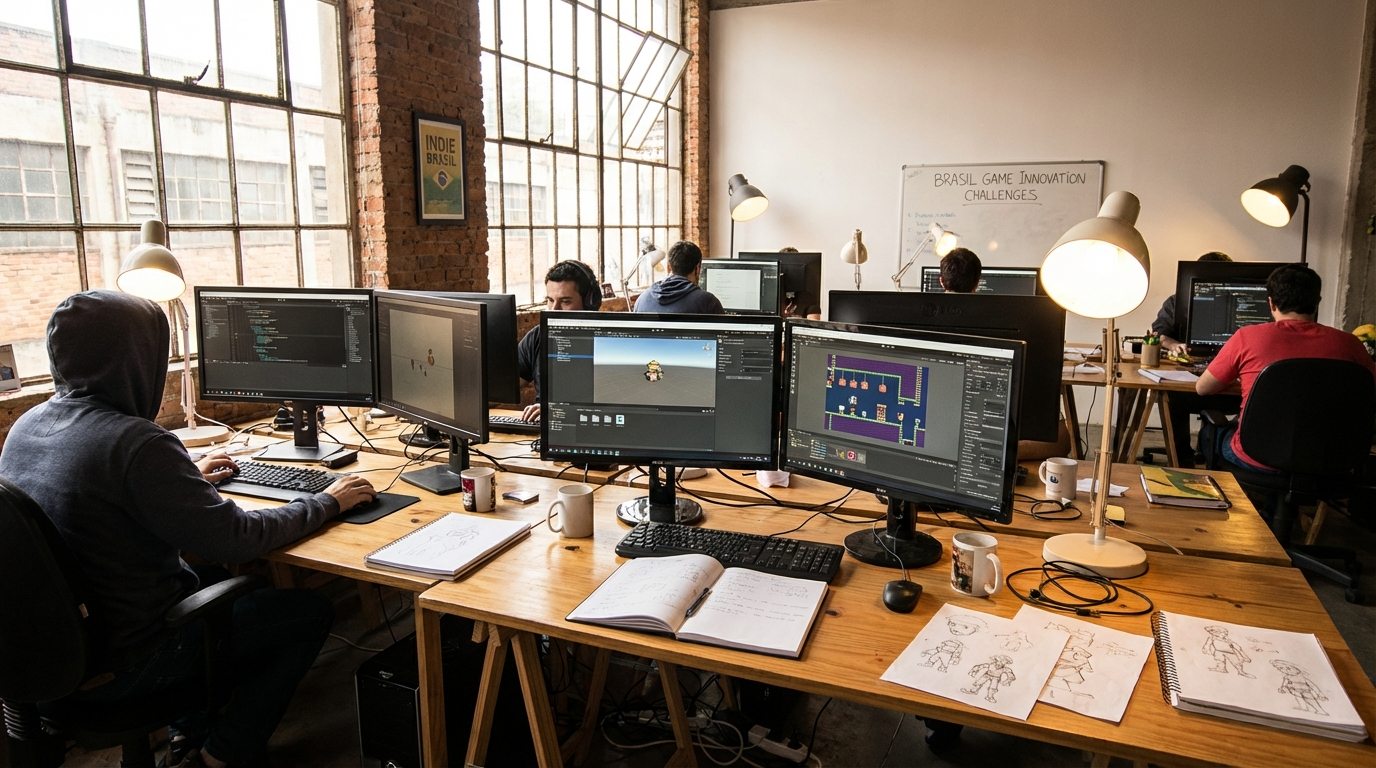 Redução de jogos no Brasil limita inovação em design e narrativa