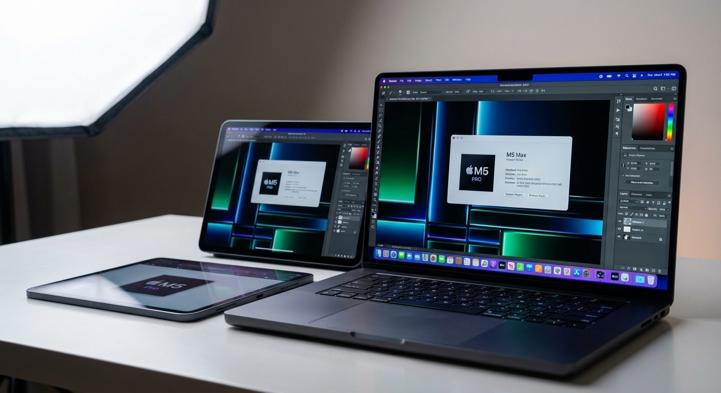 Rumores indicam MacBook Pro e iPads com chips M5 Pro e M5 Max unificados e design renovado