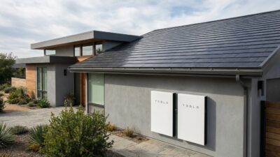 Tesla lança Casa Solar com seis painéis e bateria Powerwall por menos de R$ 50 mil