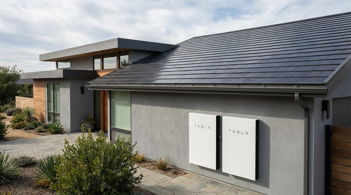 Tesla lança Casa Solar com seis painéis e bateria Powerwall por menos de R$ 50 mil
